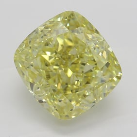 2.72 ct, Intense Yellow/VVS1, Cushion cut GIA Natural Diamond