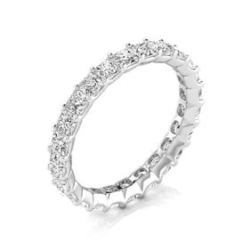 18kt White Gold Princess cut 2.16ct Diamond Eternity band