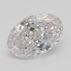 1.00 ct, Lt. Pink/VS2, Oval cut GIA Natural Diamond