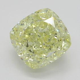 2.52 ct, Yellow/VS2, Cushion cut GIA Natural Diamond