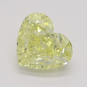 1.01 ct, Intense Yellow/VS1, Heart cut GIA Natural Diamond