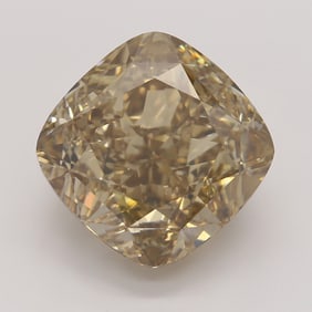 5.09 ct, Yellow Brown/VS1, Cushion cut GIA Natural Diamond