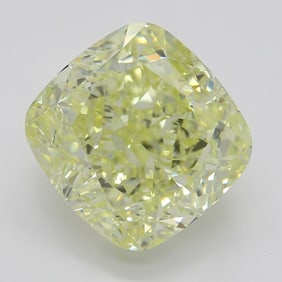 3.40 ct, Yellow/VS1, Cushion cut GIA Natural Diamond