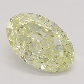 2.51 ct, Lt. Yellow/VVS2, Oval cut GIA Natural Diamond