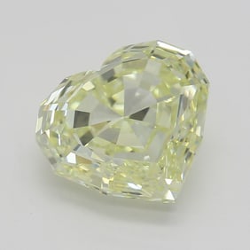 1.62 ct, Lt. Yellow/VVS1, Heart cut GIA Natural Diamond