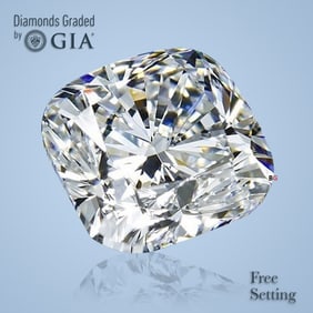 2.51 ct, Color E/VVS1, Cushion cut GIA Natural Diamond