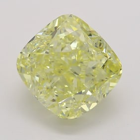 2.00 ct, Intense Yellow/VS2, Cushion cut GIA Natural Diamond