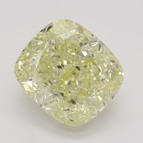 3.03 ct, Lt. Yellow/VS2, Cushion cut GIA Natural Diamond