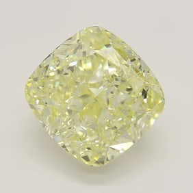 2.70 ct, Yellow/VS1, Cushion cut GIA Natural Diamond