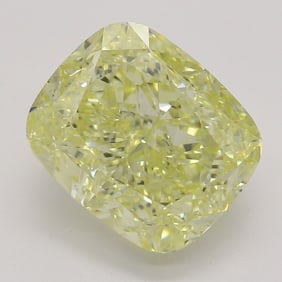 3.01 ct, Yellow/VS1, Cushion cut GIA Natural Diamond