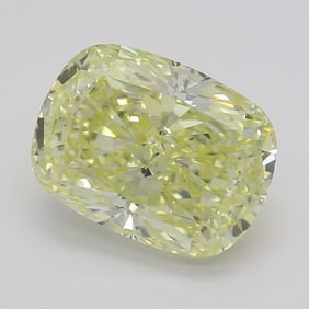 1.51 ct, Yellow/VS2, Cushion cut GIA Natural Diamond
