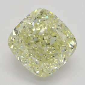 2.02 ct, Lt. Yellow/VS1, Cushion cut GIA Natural Diamond