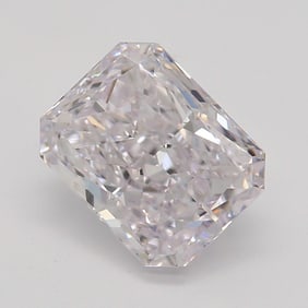 1.01 ct, Lt. Pink/VS2, Radiant cut GIA Natural Diamond