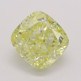 1.04 ct, Intense Yellow/VS1, Cushion cut GIA Natural Diamond