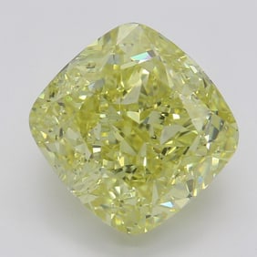 3.02 ct, Fancy Intense Yellow/SI1, Cushion cut GIA Diamond