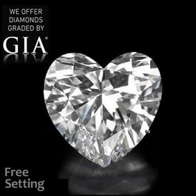 7.01 ct, Color E/VS1, Heart cut GIA Natural Diamond