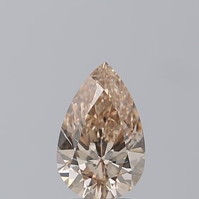 2.01 ct, Fancy Orange-Brown/VVS1, Type IIa Pear cut GIA Diamond