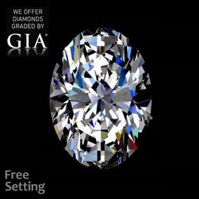 2.01 ct, Color E/VVS1, Oval cut GIA Natural Diamond