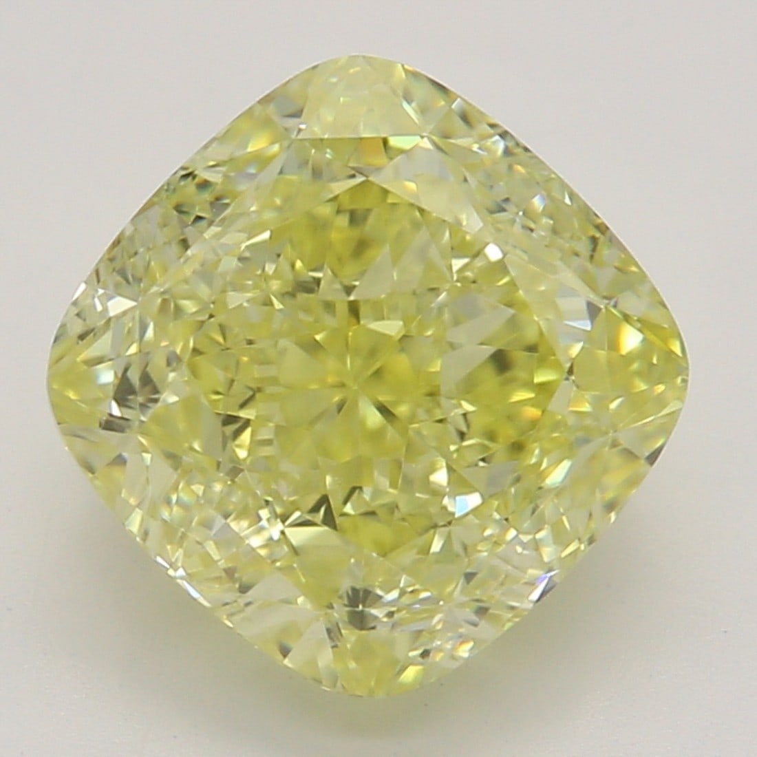 2.01 ct, Fancy Intense Yellow/VS1, Cushion cut GIA Diamond: Click here to view HD 360 Spinning Image GIA G