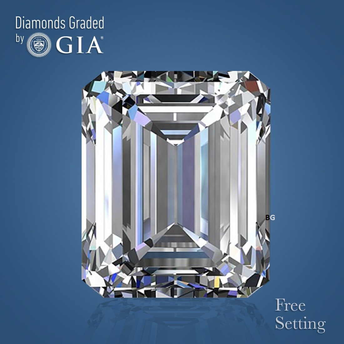 4.02 ct, Color F/VS1, Emerald cut GIA Natural Diamond: Click here to view HD 360 Spinning Image GIA G