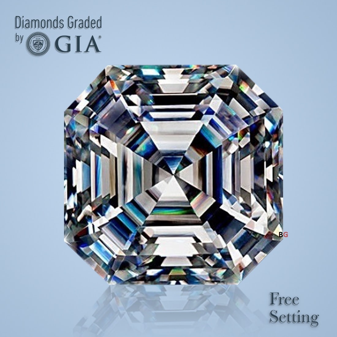 3.01 ct, Color D/FL, Square Emerald cut GIA Natural Diamond: Click here to view HD 360 Spinning Image GIA G