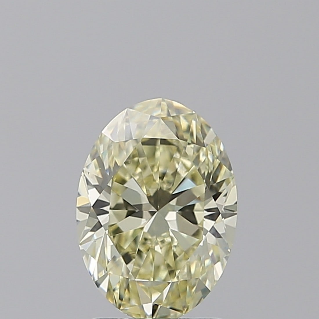 2.01 ct, Fancy Lt. Yellow/VS1, Oval cut GIA Diamond: Click here to view HD 360 Spinning Image GIA G