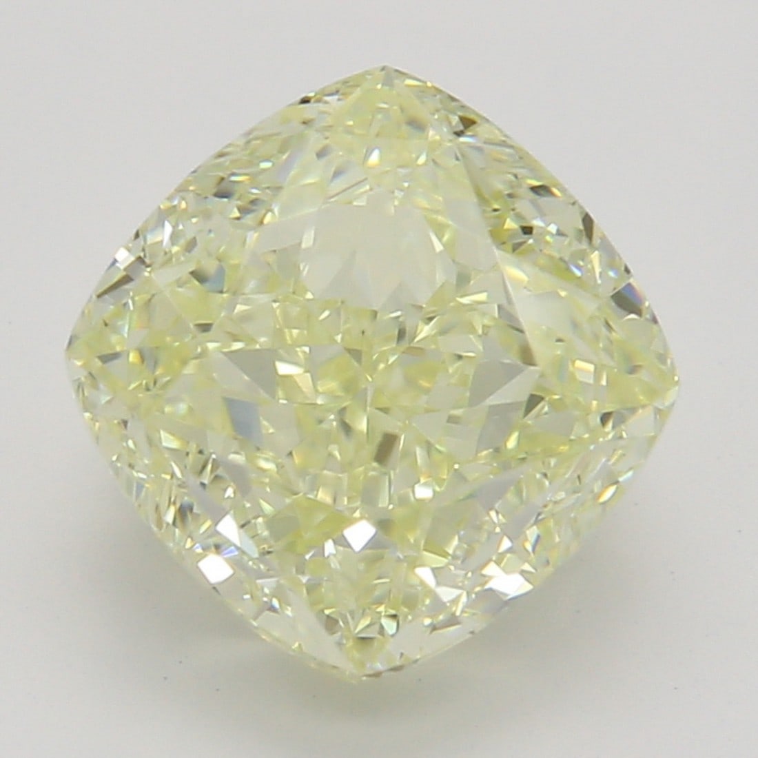 2.00 ct, Fancy Lt. Yellow/VVS1, Cushion cut GIA Diamond: Click here to view HD 360 Spinning Image GIA G