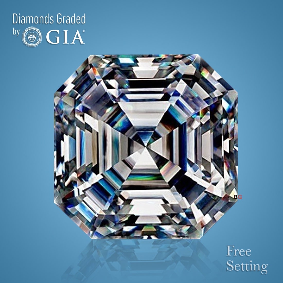 3.01 ct, Color D/FL, Square Emerald cut GIA Natural Diamond: Click here to view HD 360 Spinning Image GIA G