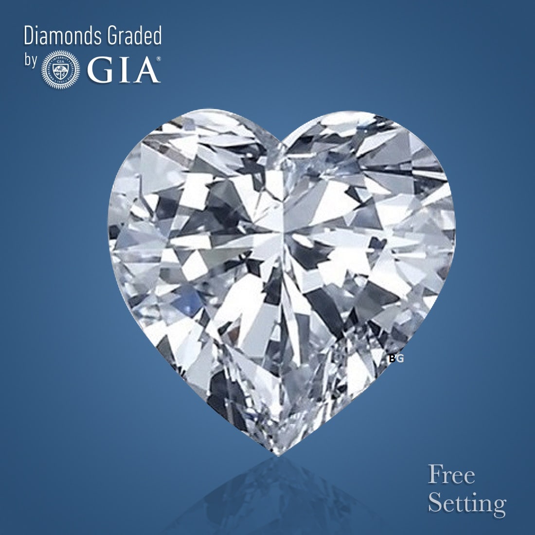 4.01 ct, Color G/VS2, Heart cut GIA Natural Diamond: Click here to view HD 360 Spinning Image GIA G