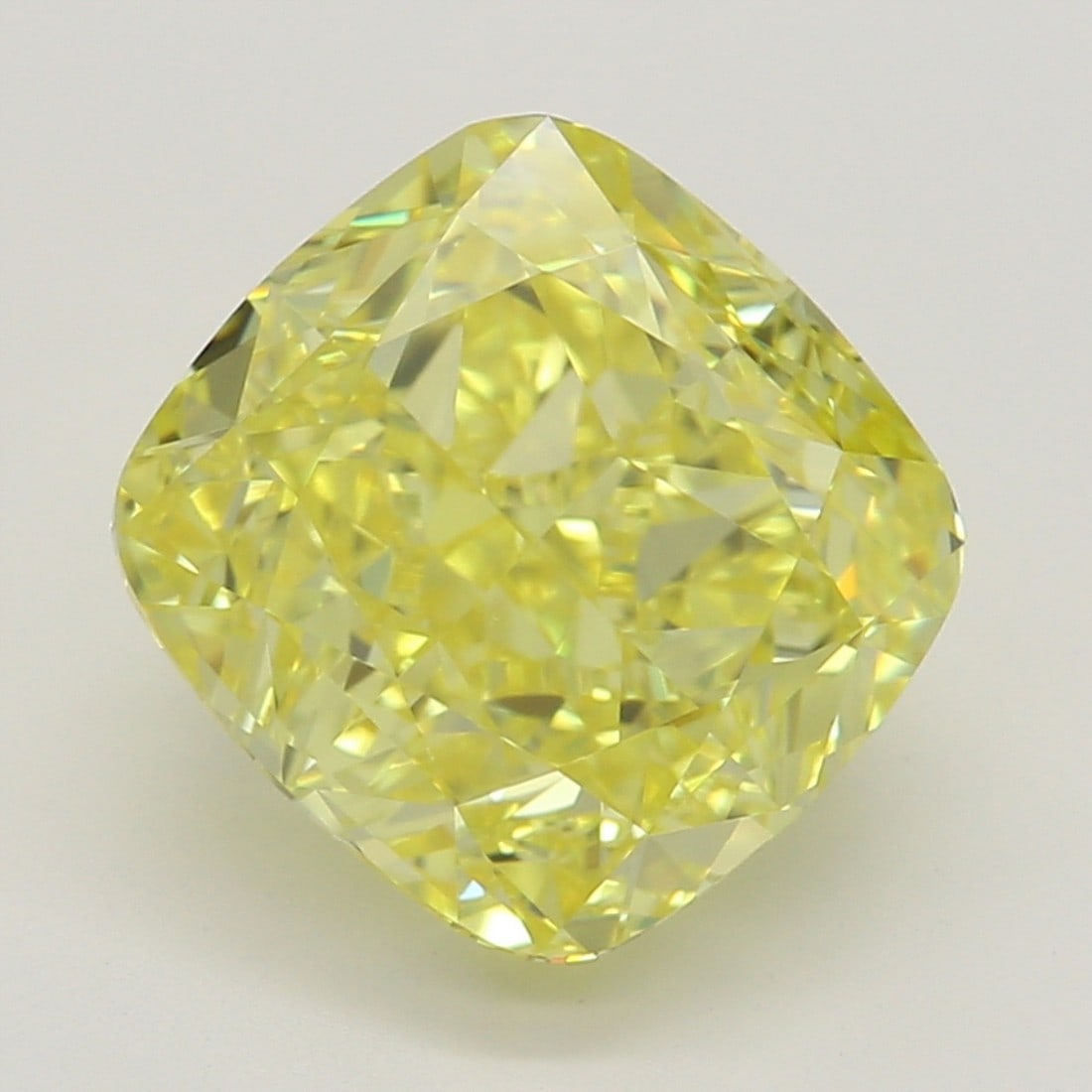 2.12 ct, Fancy Vivid Yellow/VVS1, Cushion cut GIA Diamond: Click here to view HD 360 Spinning Image GIA G