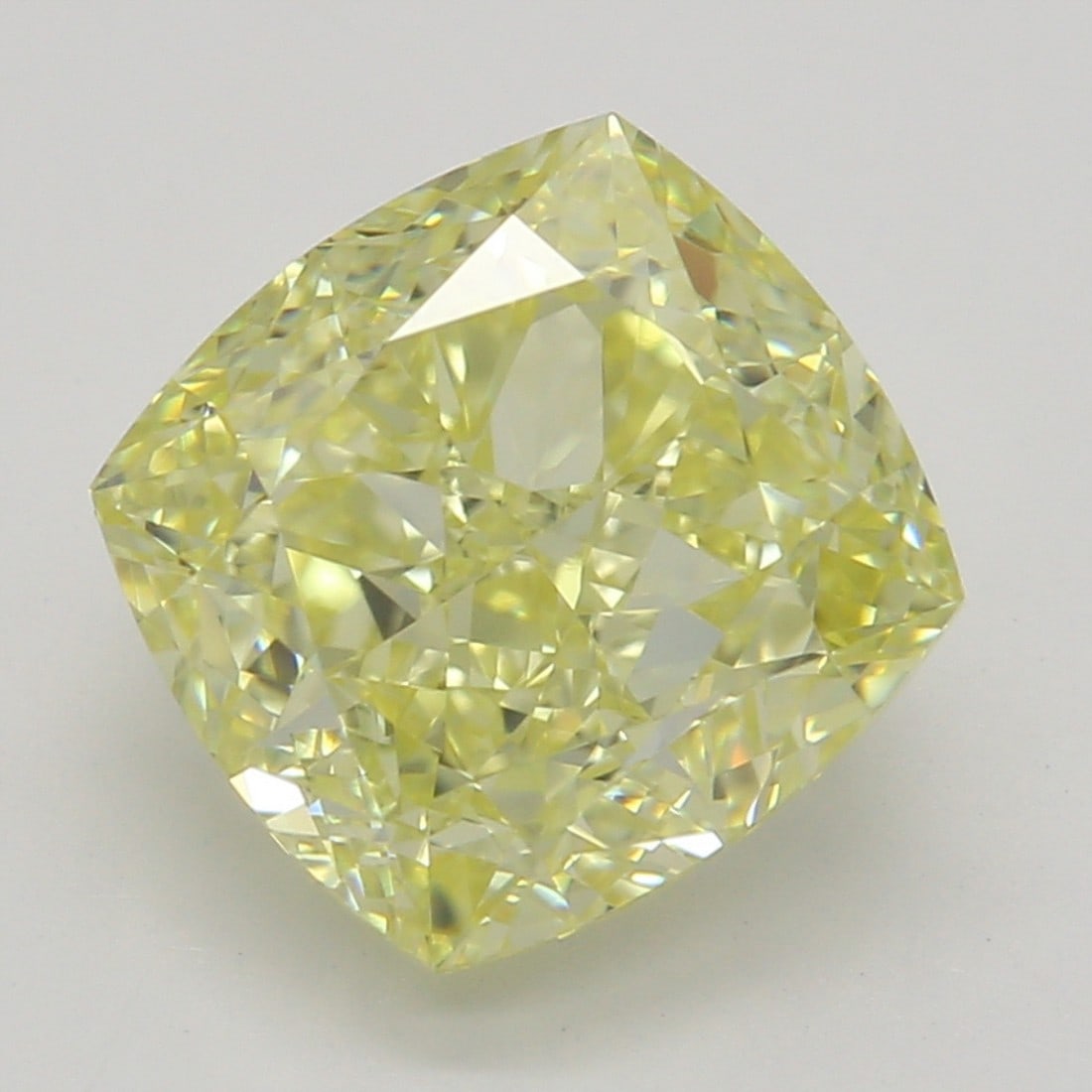 2.21 ct, Fancy Intense Yellow/VVS2, Cushion cut GIA Diamond (1 of 6)