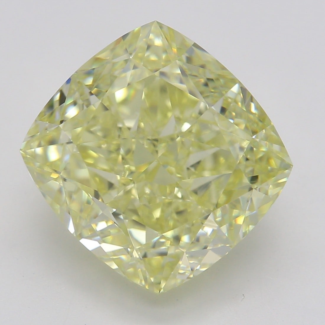 4.51 ct, Fancy Yellow/VVS1, Cushion cut GIA Diamond (1 of 6)