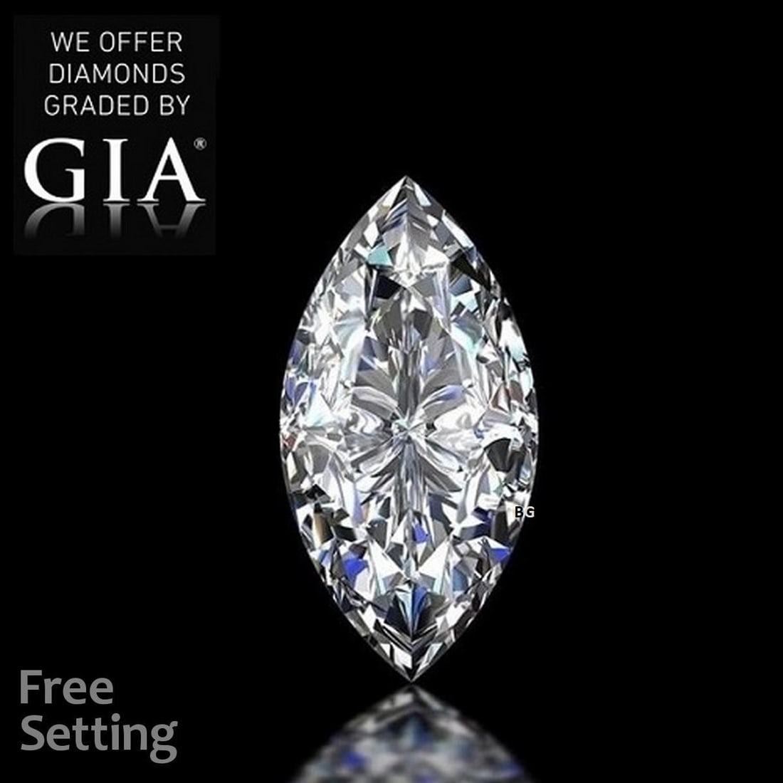 3.07 ct, Color D/VVS1, Marquise cut GIA Natural Diamond: Click here to view HD 360 Spinning Image GIA G