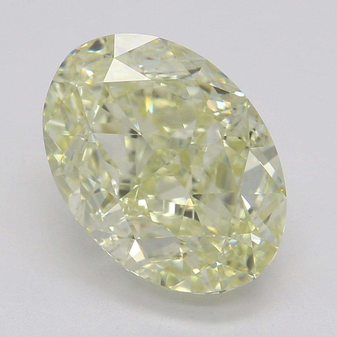 3.08 ct, Fancy Lt. Yellow/IF, Oval cut GIA Diamond: Click here to view HD 360 Spinning Image GIA G