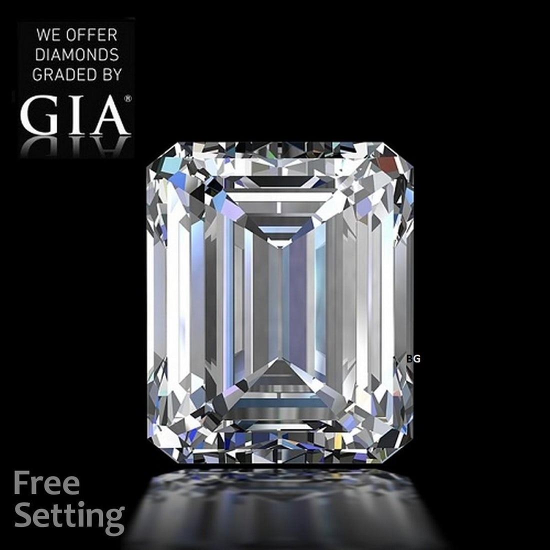 5.01 ct, Color D/VVS2, Emerald cut GIA Natural Diamond: Click here to view HD 360 Spinning Image GIA G