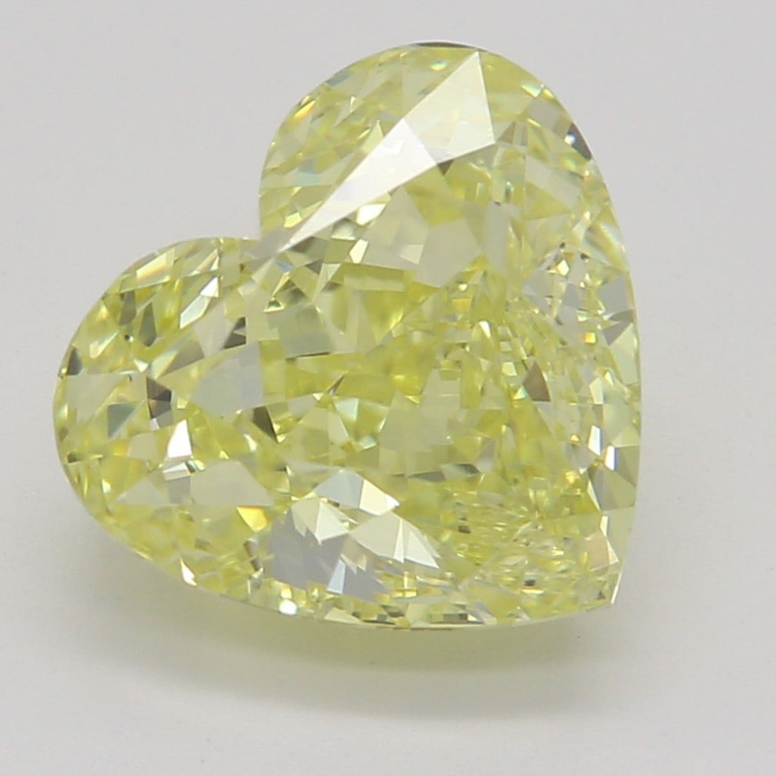 2.01 ct, Fancy Intense Yellow/IF, Heart cut GIA Diamond: Click here to view HD 360 Spinning Image GIA G