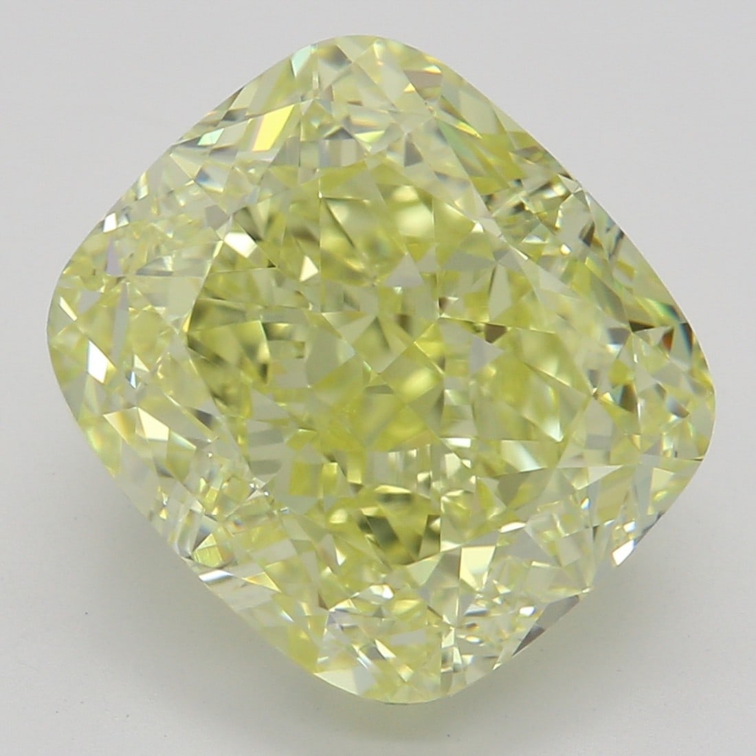 4.31 ct, Fancy Yellow/VVS2, Cushion cut GIA Diamond (1 of 6)
