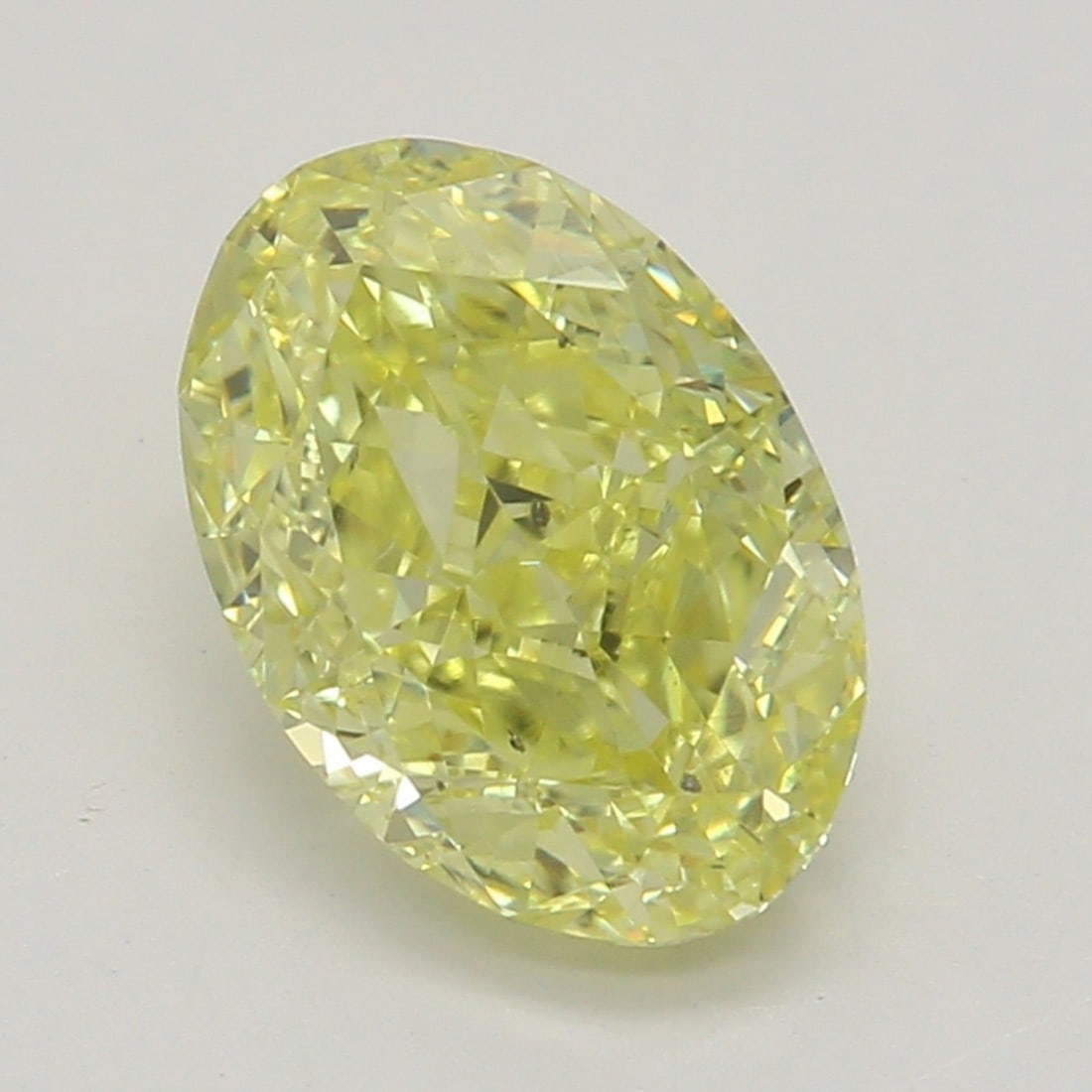1.04 ct, Fancy Intense Yellow/SI1, Oval cut GIA Diamond: Click here to view HD 360 Spinning Image GIA G