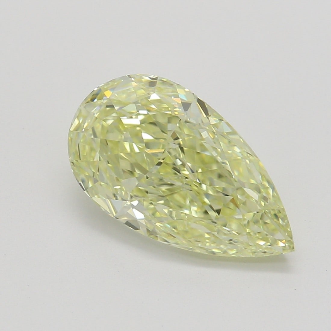 1.21 ct, Fancy Yellow/IF, Pear cut GIA Diamond: Click here to view HD 360 Spinning Image GIA G