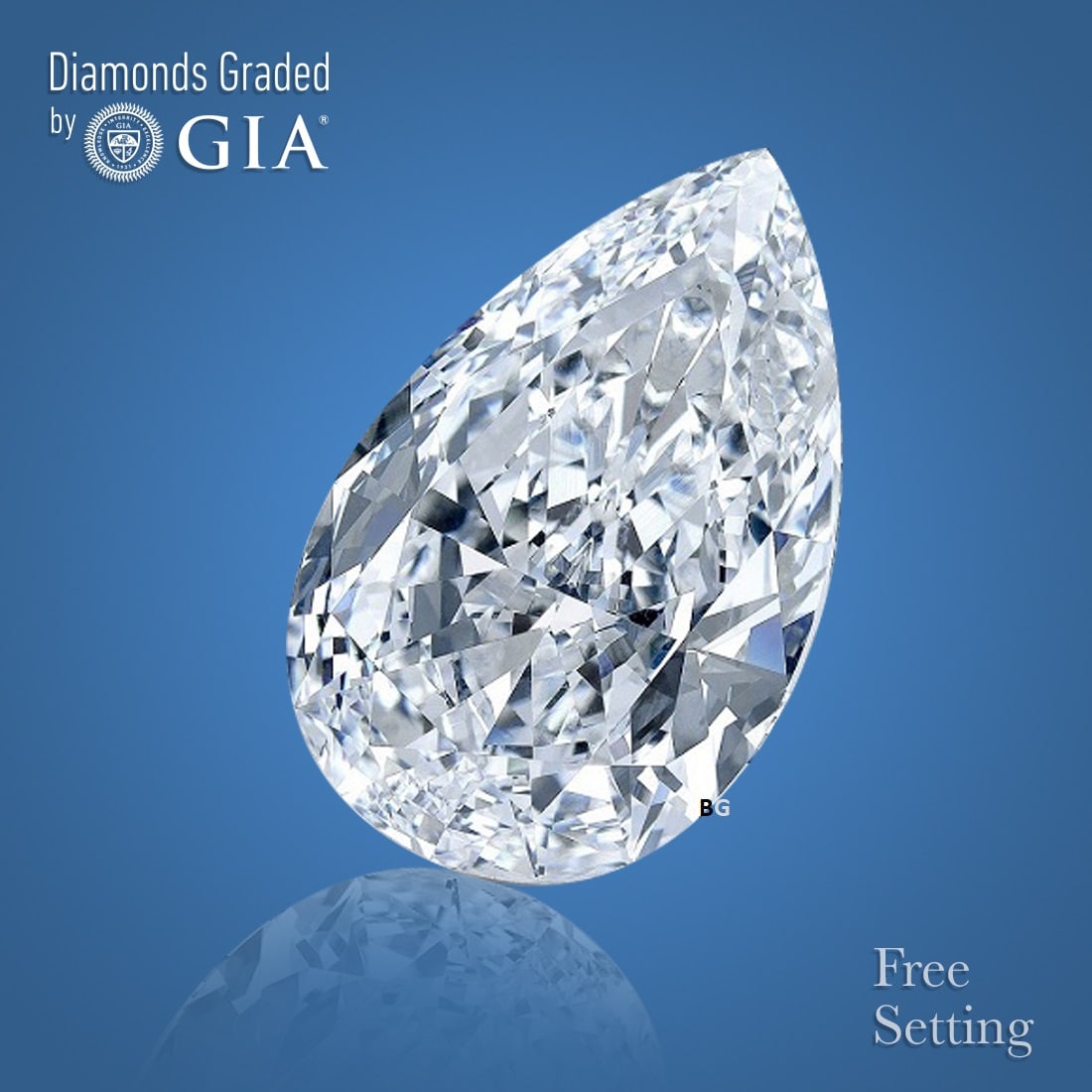 3.01 ct, Color F/IF, Pear cut GIA Natural Diamond: Click here to view HD 360 Spinning Image GIA G