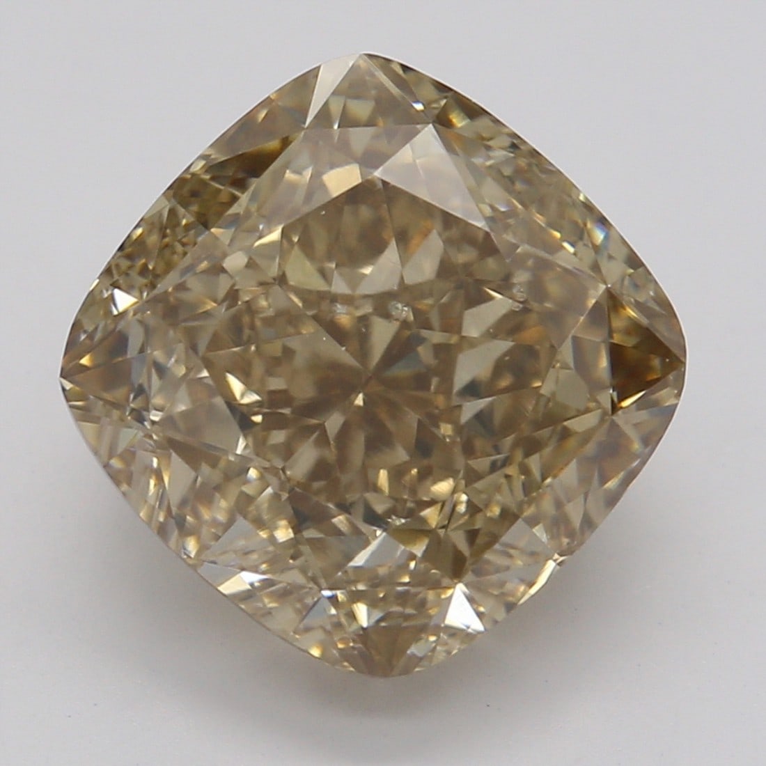 3.16 ct, Fancy Yellow Brown/SI1, Cushion cut GIA Diamond: Click here to view HD 360 Spinning Image GIA G