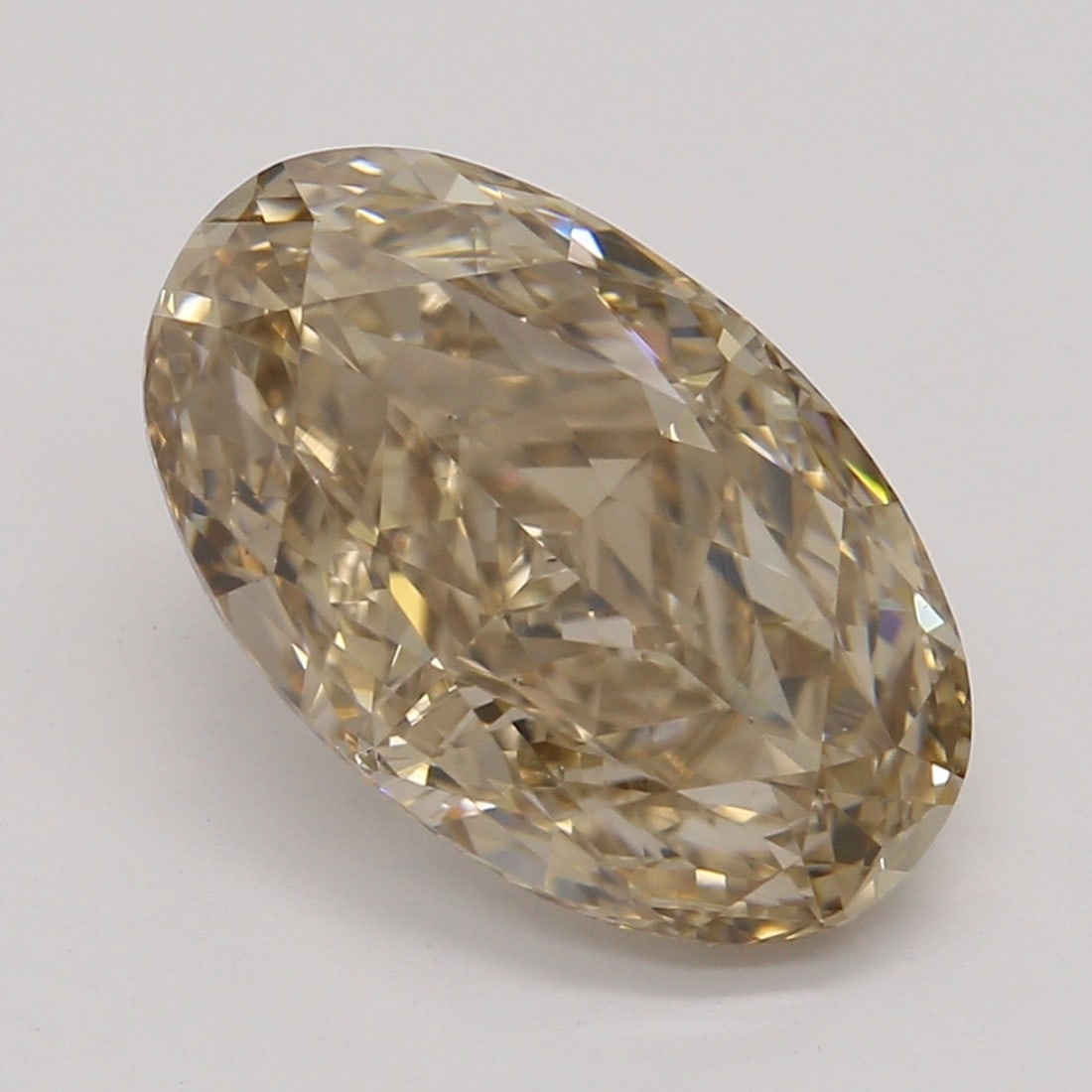 2.08 ct, Fancy Yellow Brown/VS1, Oval cut GIA Diamond: Click here to view HD 360 Spinning Image GIA G