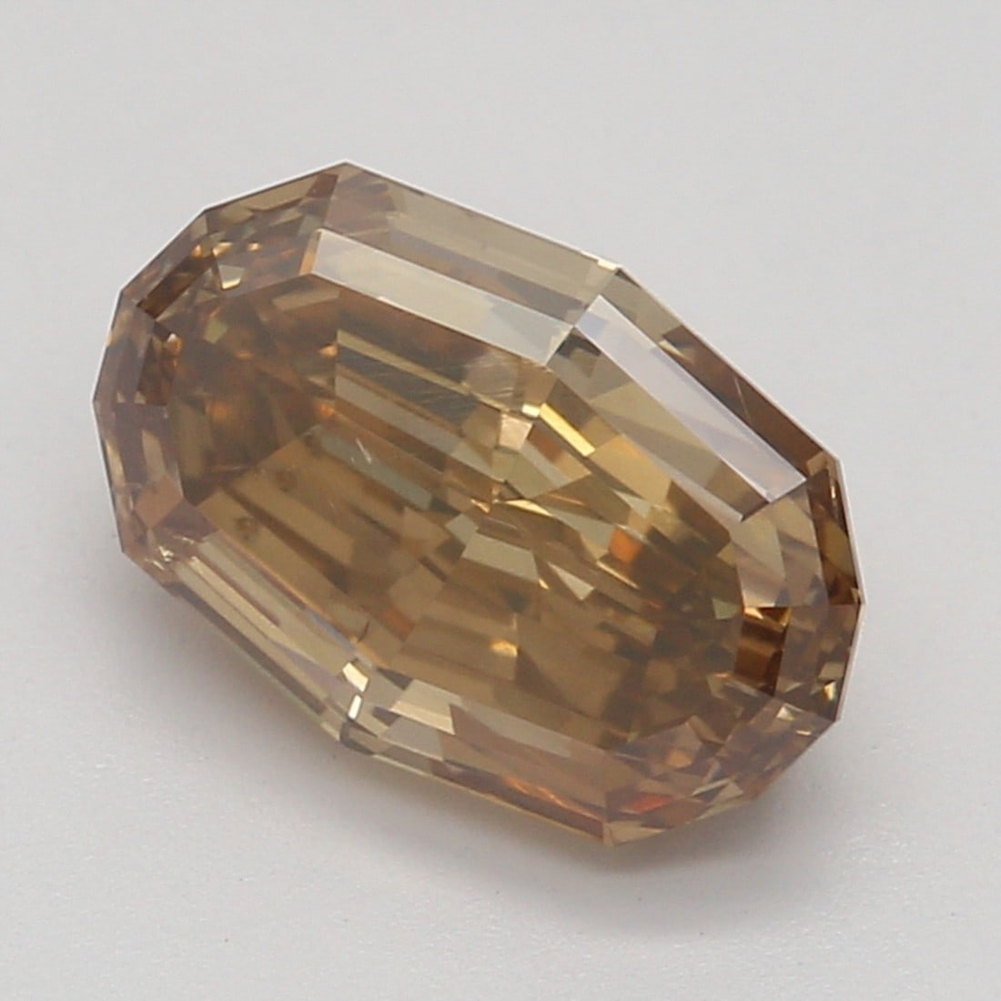 1.12 ct, Fancy Brown Orange/SI1, Oval cut GIA Diamond: Click here to view HD 360 Spinning Image GIA G