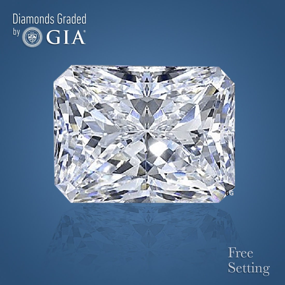 2.01 ct, Color H/VS2, Radiant cut GIA Natural Diamond: Click here to view HD 360 Spinning Image GIA G