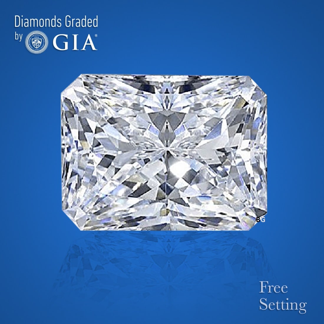 2.02 ct, Color D/VS2, Radiant cut GIA Natural Diamond: Click here to view HD 360 Spinning Image GIA G