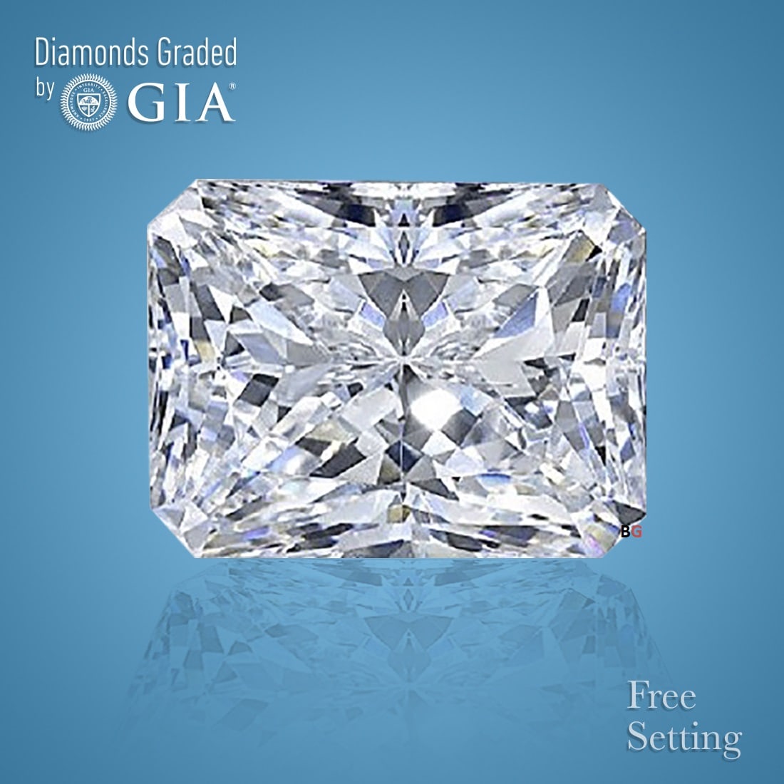 2.01 ct, Color D/VS2, Radiant cut GIA Natural Diamond: Click here to view HD 360 Spinning Image GIA G