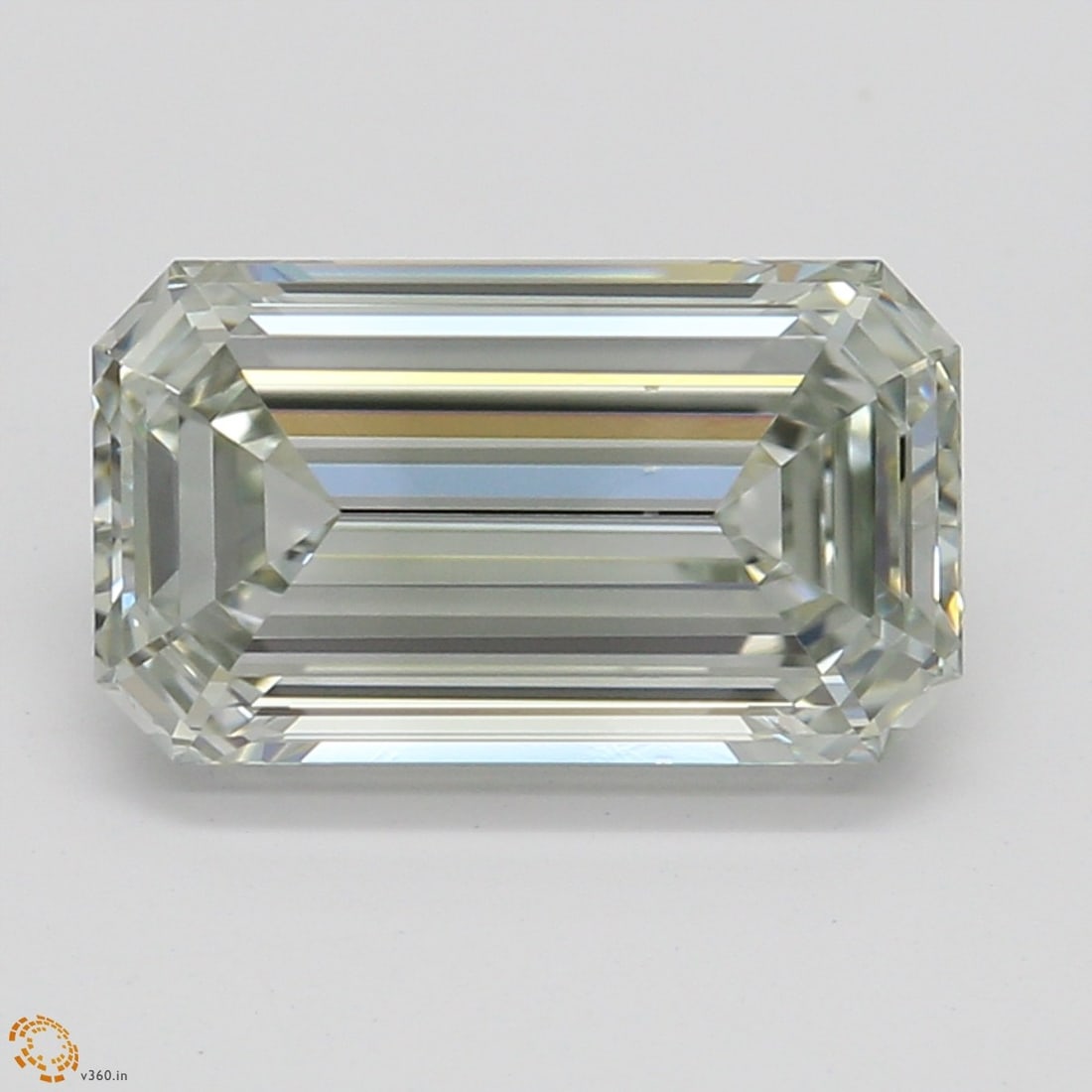 1.21 ct, Fancy Lt. Gray Green/VS1, Emerald cut GIA Diamond: Click here to view HD 360 Spinning Image GIA G