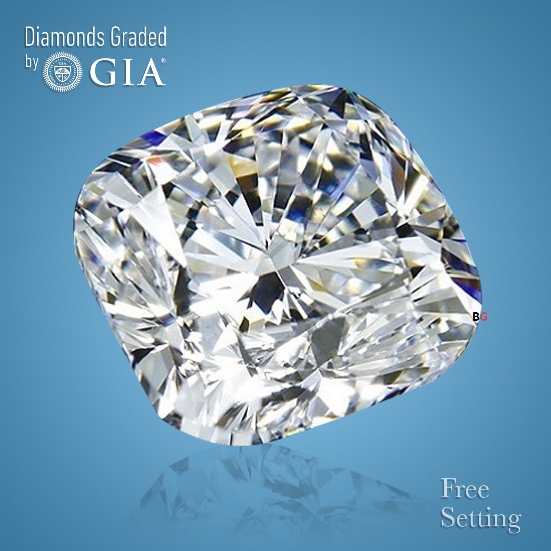 3.01 ct, Color D/IF, Cushion cut GIA Natural Diamond: Click here to view HD 360 Spinning Image GIA G