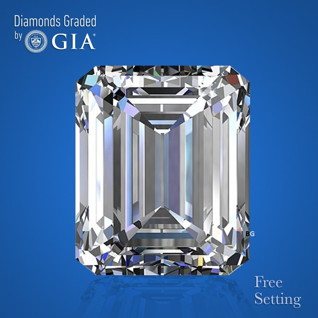 2.01 ct, Color H/VS2, Emerald cut GIA Natural Diamond: Click here to view HD 360 Spinning Image GIA G