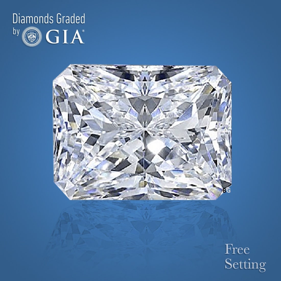 2.01 ct, Color F/VS1, Radiant cut GIA Natural Diamond: Click here to view HD 360 Spinning Image GIA G